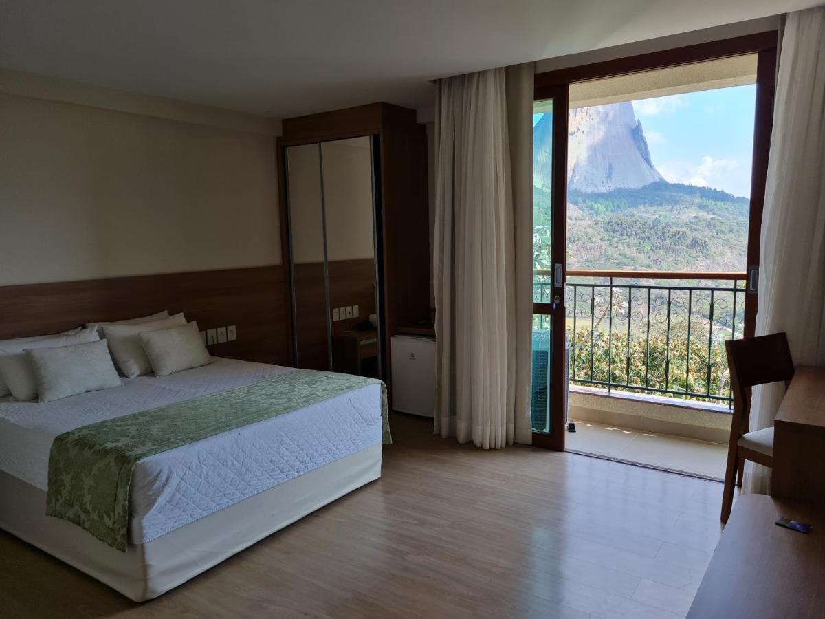 Vista Para Pedra Azul E Tv De 85" Eksteriør bilde